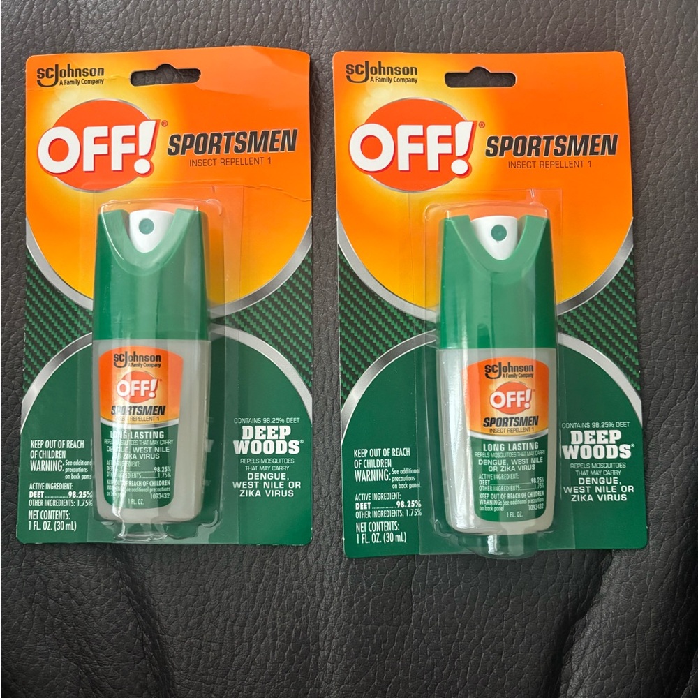 Green Outdoor Insect Repellent for Sportsmen -Bundle of 2